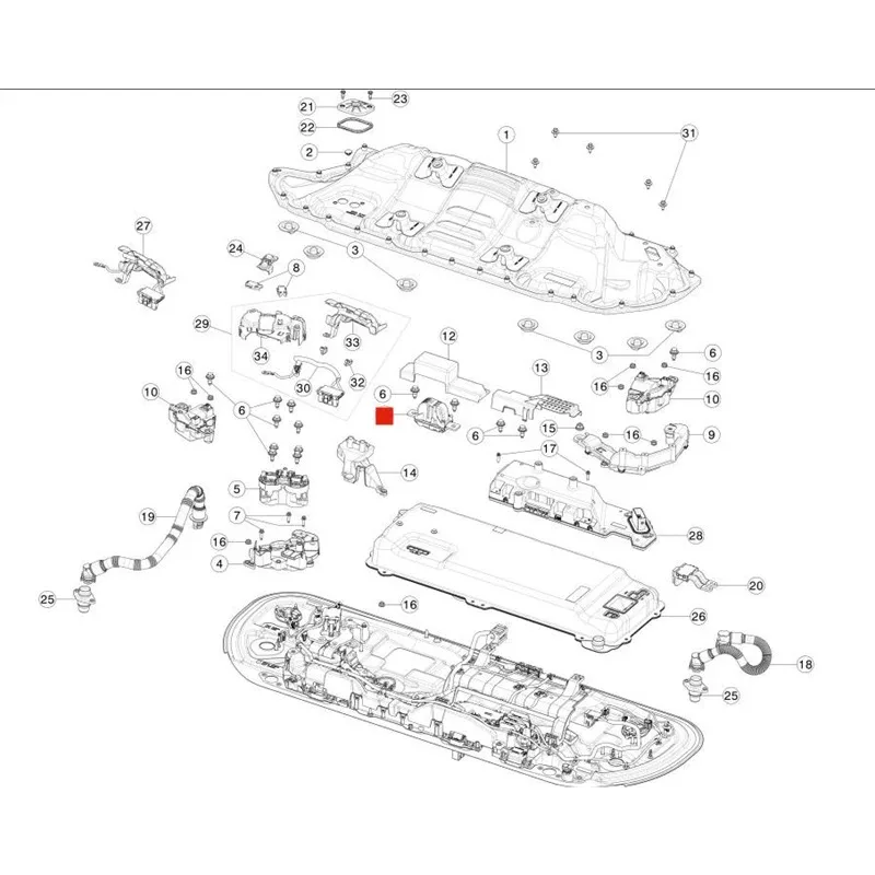 Battery Resistance Protector Battery Breaker Fuse Fuse Suitable for Tesla Model 3/Model Y 1064689