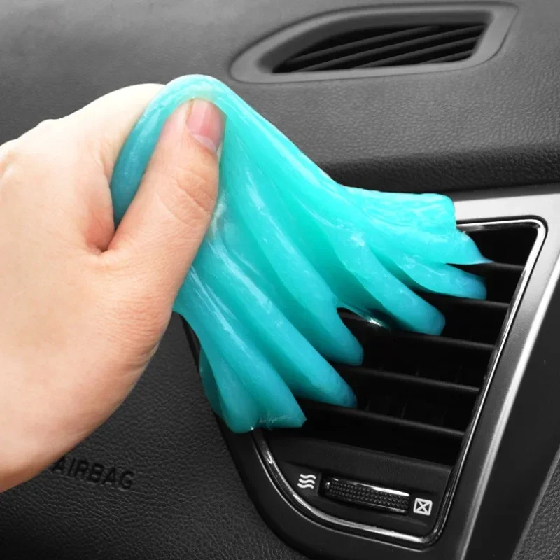 Car Cleaning Gel Slime Magic Mud Automobile Air Vent Computer Keyboard Dirt Dust Remover Gel Car Wash Interior Cleaning Tool 70g