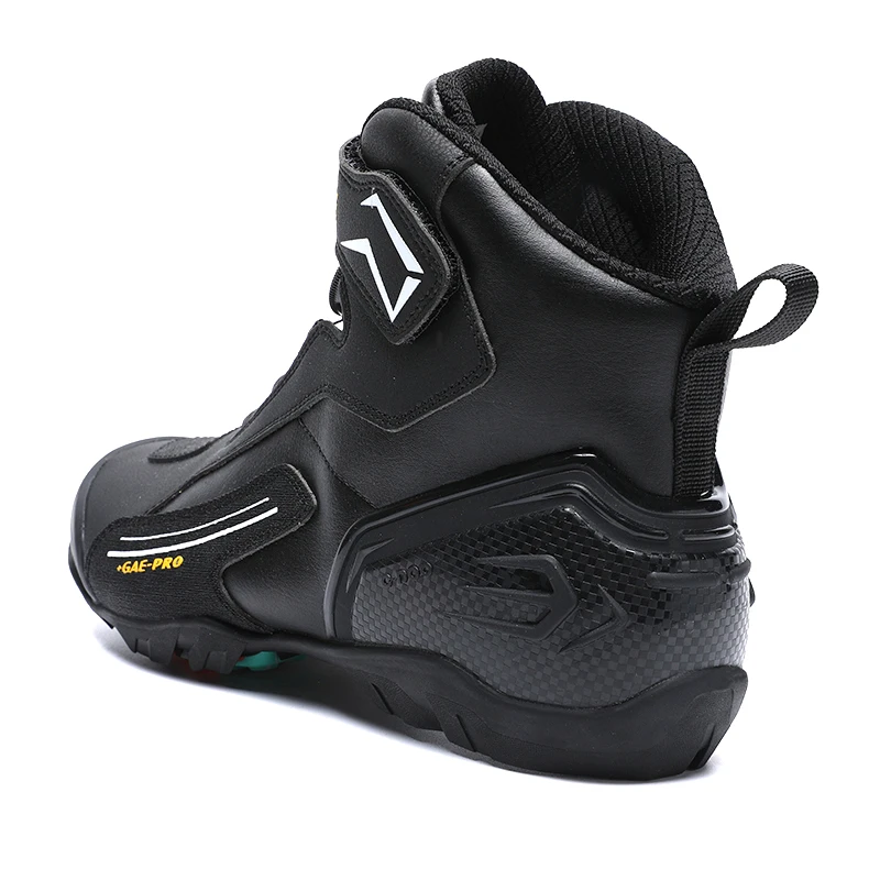 Motorcycle Shoes Motorcycle Boots Riding Boots for Men Motorcycle Leather Collision Avoidance Anti Slip Wear-Resistant Motocross Protective Shoes