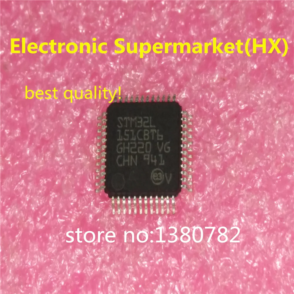 

Free Shipping 5pcs/lots STM32L151CBT6 LQFP-48 New original IC In stock!