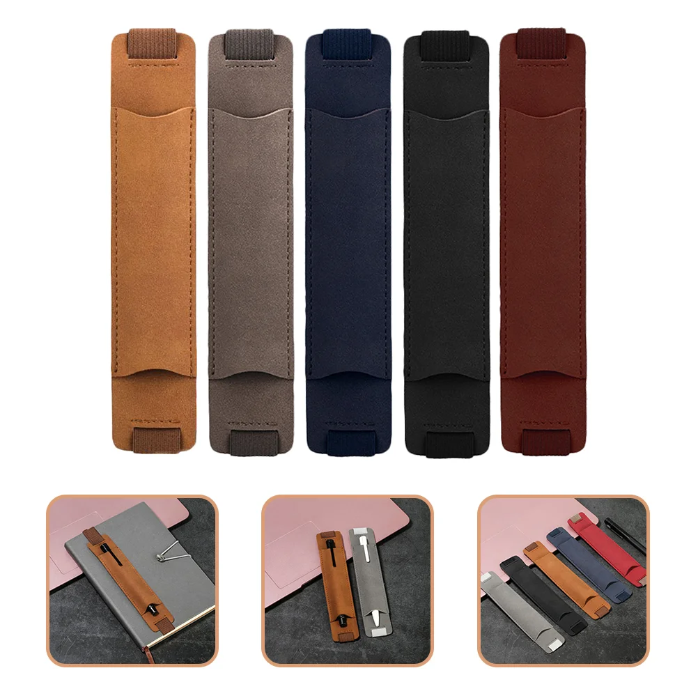 

Bussiness Elastic Band Notebook PU Leather Pen Holders Pen Pouch Pen Holders With Elastic Band Pen Pen Holder For Notebook