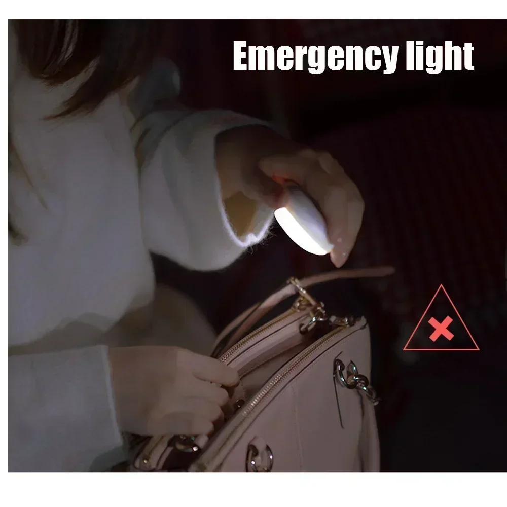 Xiaomi Night Light LED With PIR Motion Sensor Rechargeable USB Kitchen Cabinet Night Lamp For Bedroom Room Decoration 4