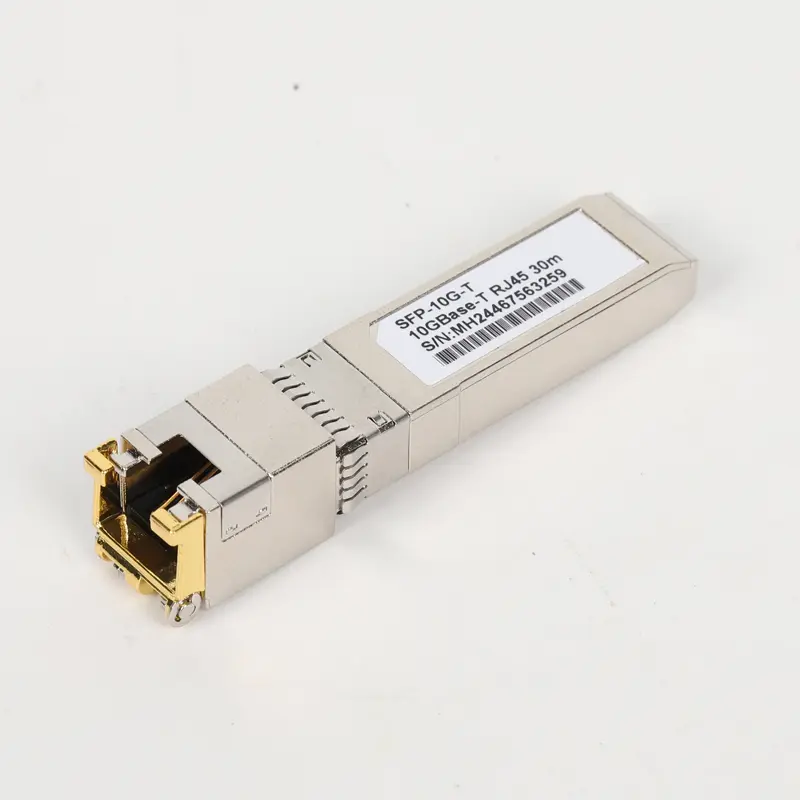 SFP+10G RJ45 30M fiber optic transceiver copper module FTTX network compatible with TP-LINK Mikrotik media converter rj45 port - Image 2