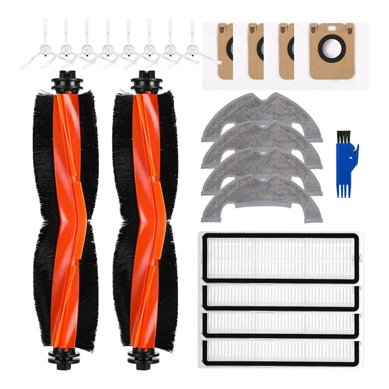 

Для пылесоса Dreame D10 Plus/D10s Plus/L10 Plus/Z10 Pro, основные щетки, боковые щетки, Фильтры HEPA, влажные салфетки, мешки для пыли