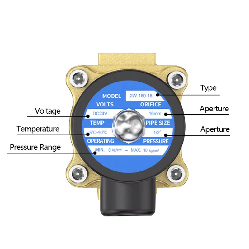 Turbo Blow Off Valve Engine Purge Control Valve Vvt Valve Solenoid Normally Closed solenoid valve 12v water valve AC220V air DN8/10/15/20/25/50 Electric valve 1/4"3/8"1/2"3/4" control