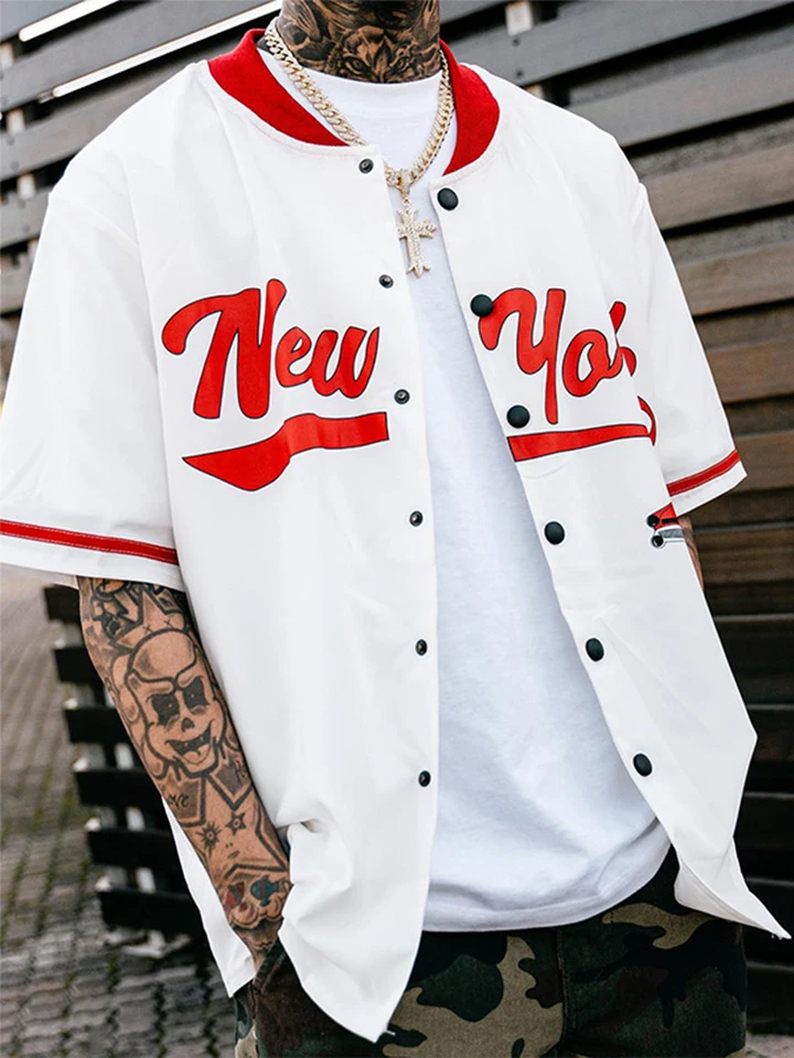 Y2k Camicie Uomo Estetica Divertente Camicie Rapper Graphic Tees Y2k Oversize T Shirt per Uomo Manica Corta Vintage Tees, 3-nero, L