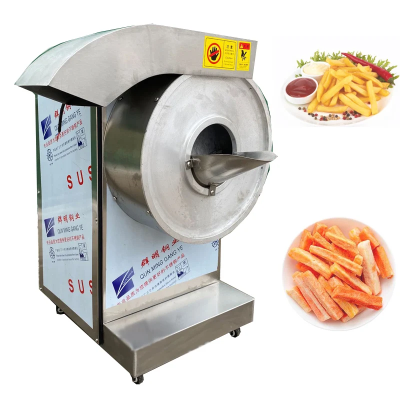 

Коммерческий автоматический измельчитель овощей, моркови, кассавы, слайсер для картофеля фри, сладкая фоторежущая машина