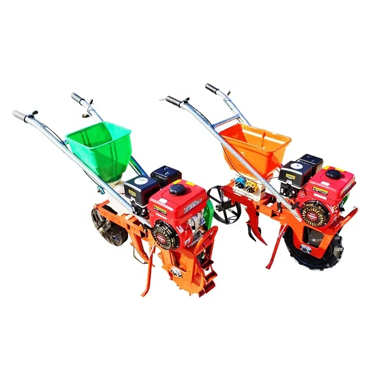 Corn Maize Seed Planter Fertilizer Applicator Small Precision Drop Sower Gasoline Drill for Peanut Soybean Cotton Farming