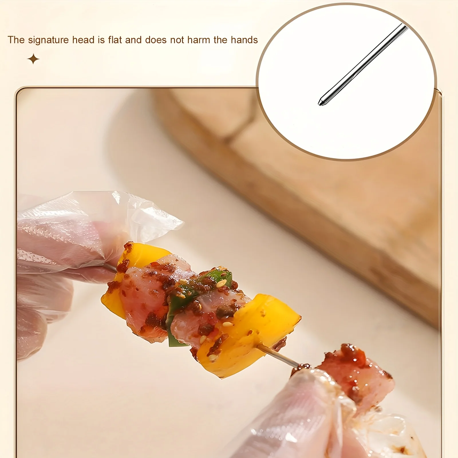 Parrilla de Barbacoa Especializada para Freidora de Aire, Parrilla de Barbacoa de Acero Inoxidable, Accesorios para Broc