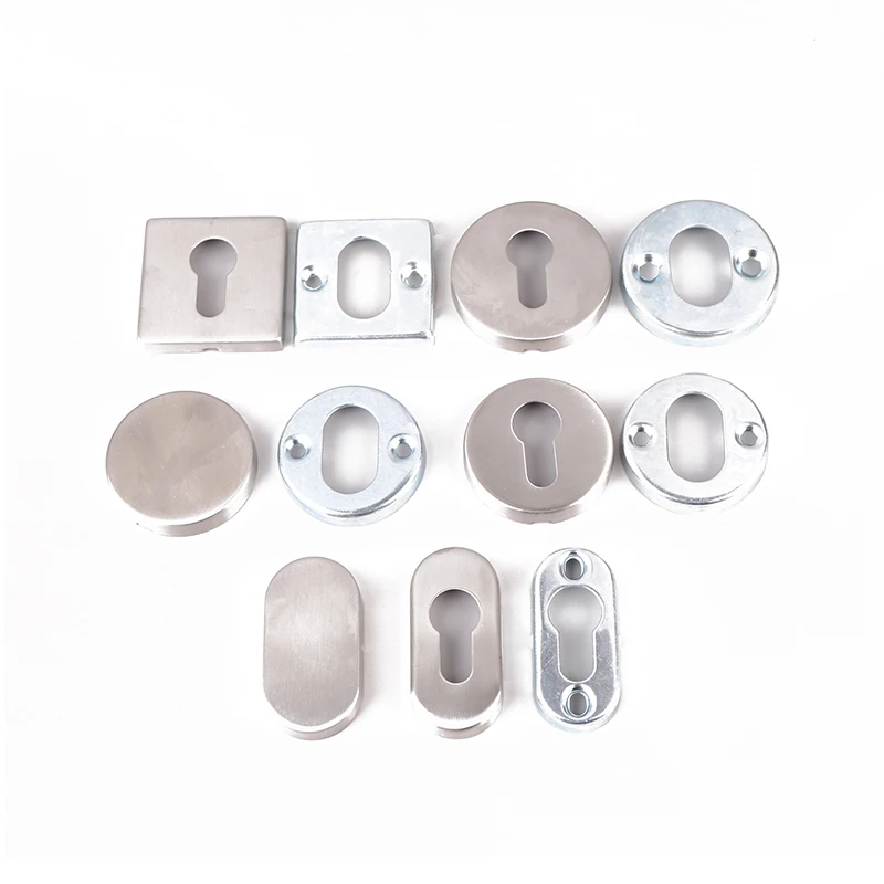 304 Stainless Steel Split Lock Cover Interior Door Lock Cylinder Accessories Decorative Cover Replacement Furniture Hardware door lock cylinder door lock accessories