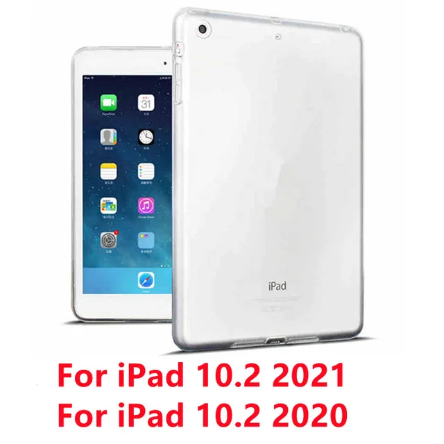 For New iPad 9.7 2017 2018 Case TPU Silicon Transparent Slim Cover for iPad Air 2 Air 1 Pro 10.5 Mini 2 3 4  Coque Capa Funda 10.2 2020