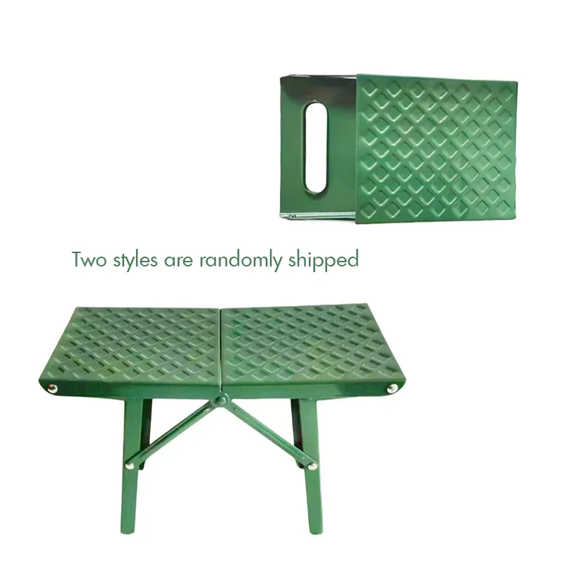 Folding Stool Folding Chair Mini Steel Portable Folding Camping Stool Chair for Outdoor Fishing Hiking Backpacking- Small: 29x13x20cm, Large: 35x16x27cm