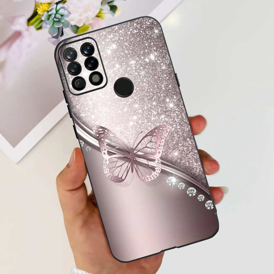 Colorful Matte Silicone Phone Case with Bumper Protection - 6.8'' Back Cover