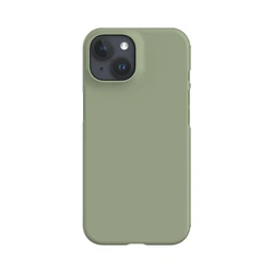 Sage Green Double - Layer Back Cover Phone Case - iPhone 14 Plus (FLR - WS78264)