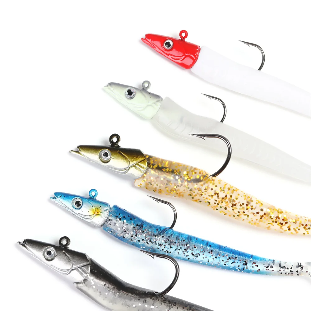 10G-34G Soft Lure Wobbler Artificial Metal Jig Trolling Bait Silicone Sea Bass Pike Rockfish Groutper Carp Fishing Lead Jig