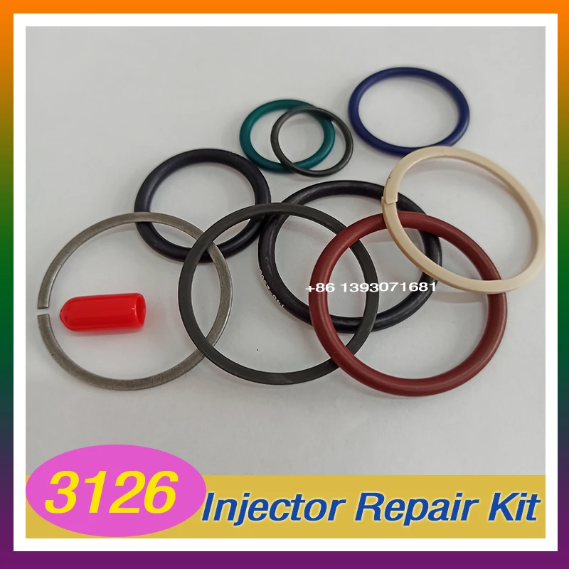 

High Quality Seal Kit For 3126 3126B Common Rail Diesel Fuel Injector Repair Kit Sealing O-ring
