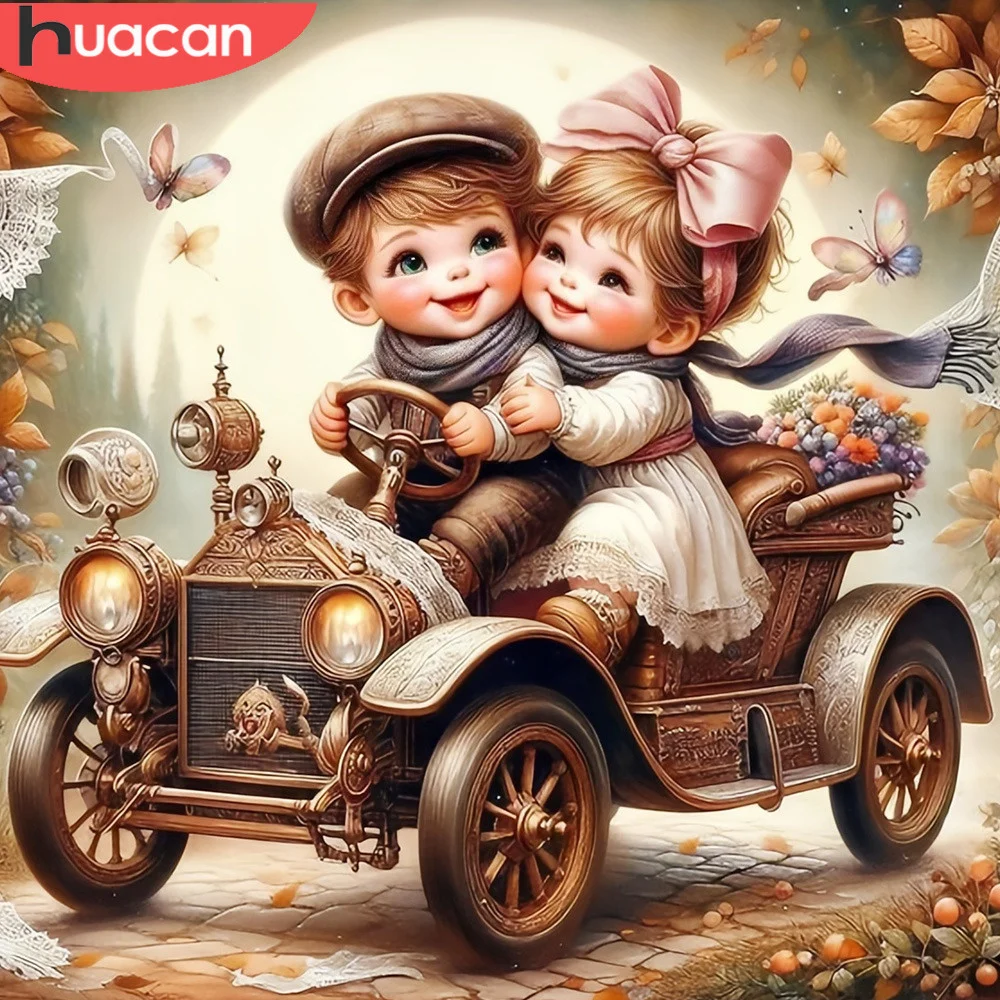 HUACAN 5D Portrait Diamond Painting 1