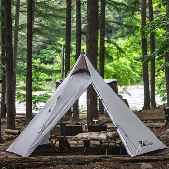 MOBI GARDEN camping tent pyramid shelter Forest Tower 230 waterproof windproof Fender can be installed 4