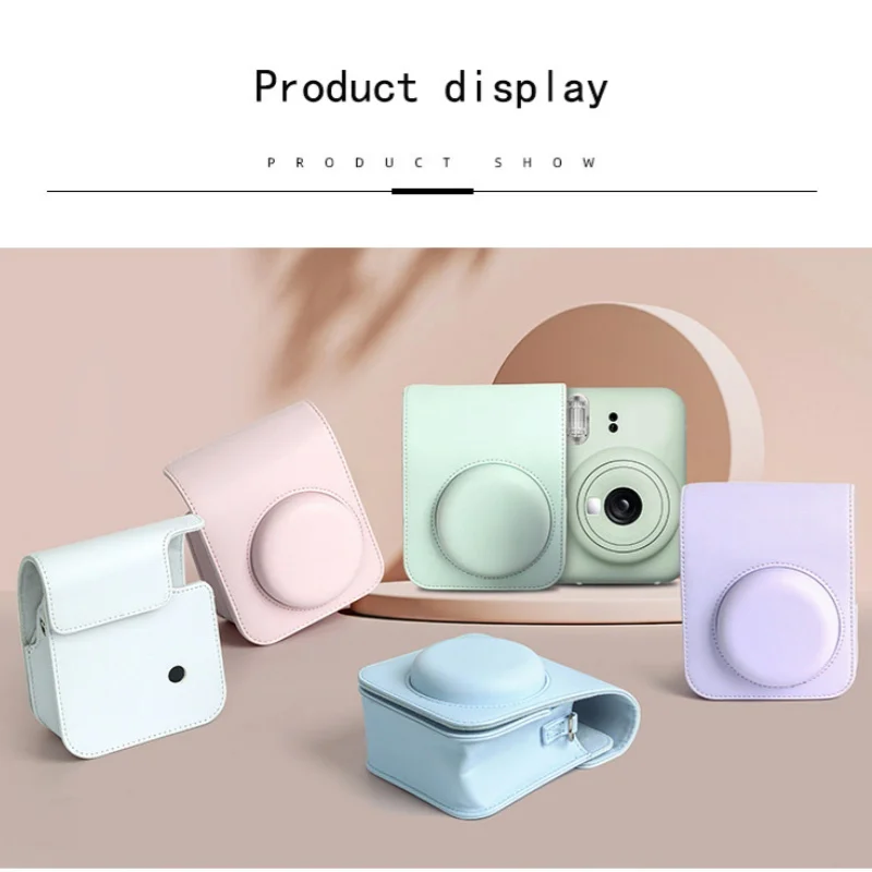 PU leather Mini Camera Protection Bag Suitable for Fujifilm Polaroid Travel Bags