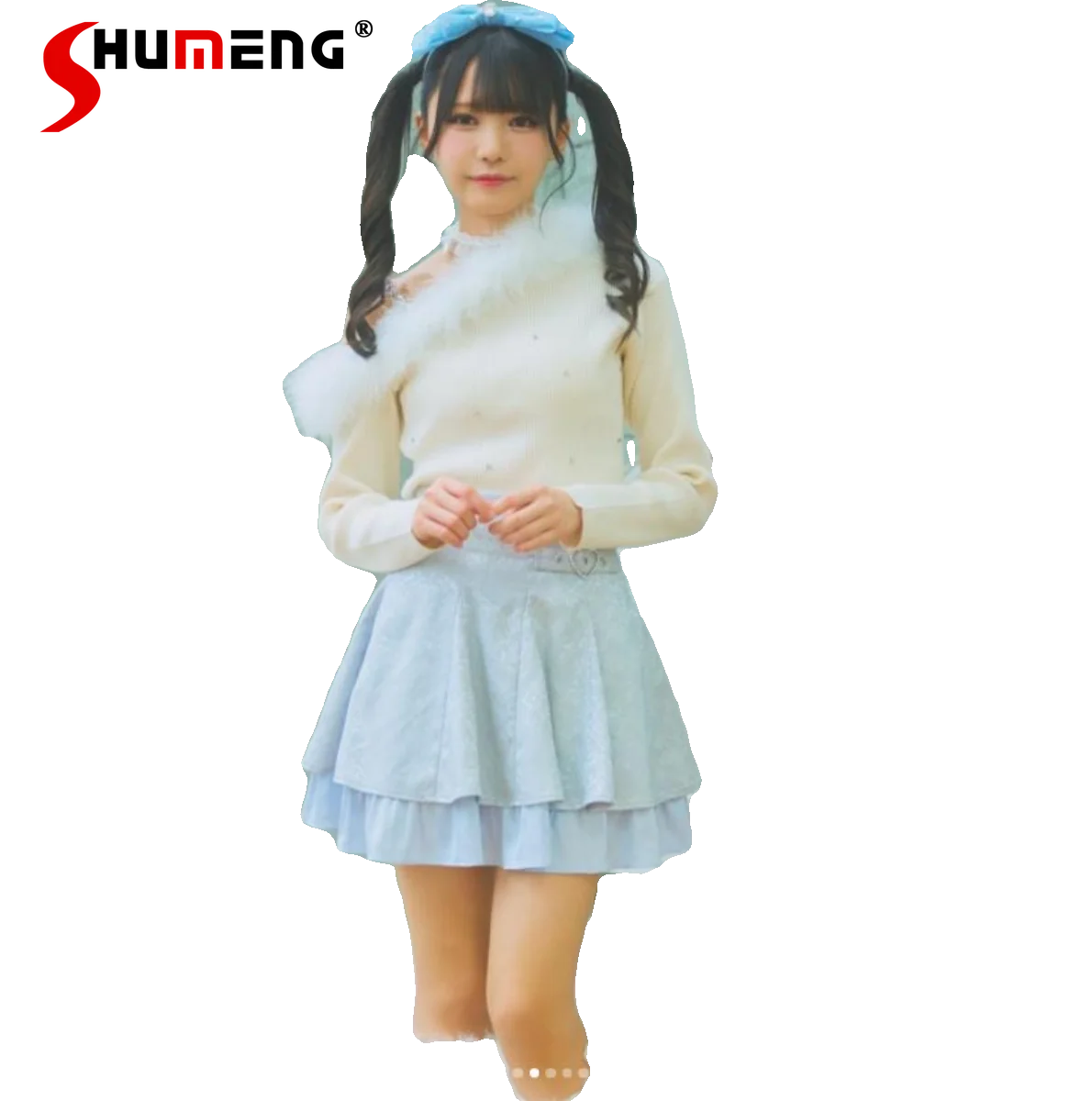 Рисунок 5 - Юбка-штаны Женская плиссированная с завышенной талией