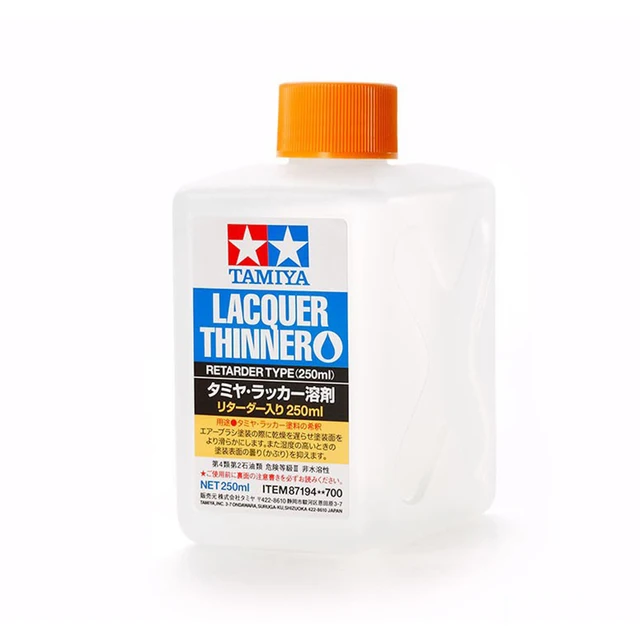 Tamiya Hobby Tool Lacquer Thinner Retarder Type 87194 250ml 87198 40ML  for Gundam Hobby Model Making 3