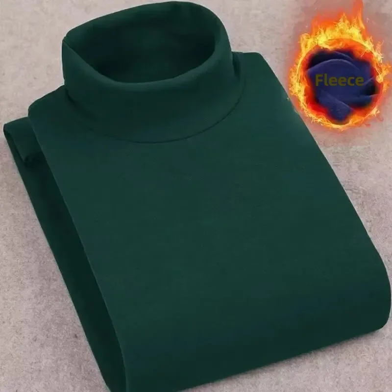Double-Sided Fleece T-Shirt Collar Detail