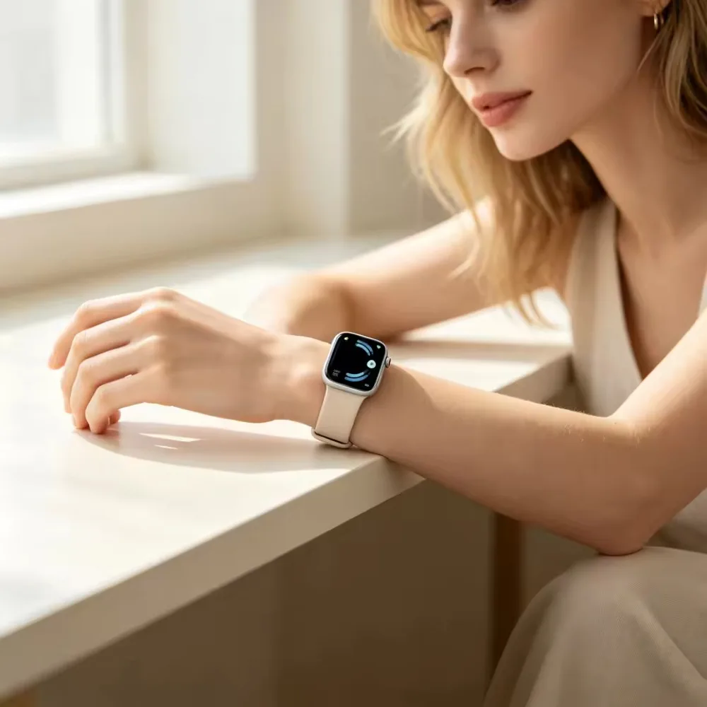Comfortable Silicone Strap Watchband - Universal Fit for Smartwatches