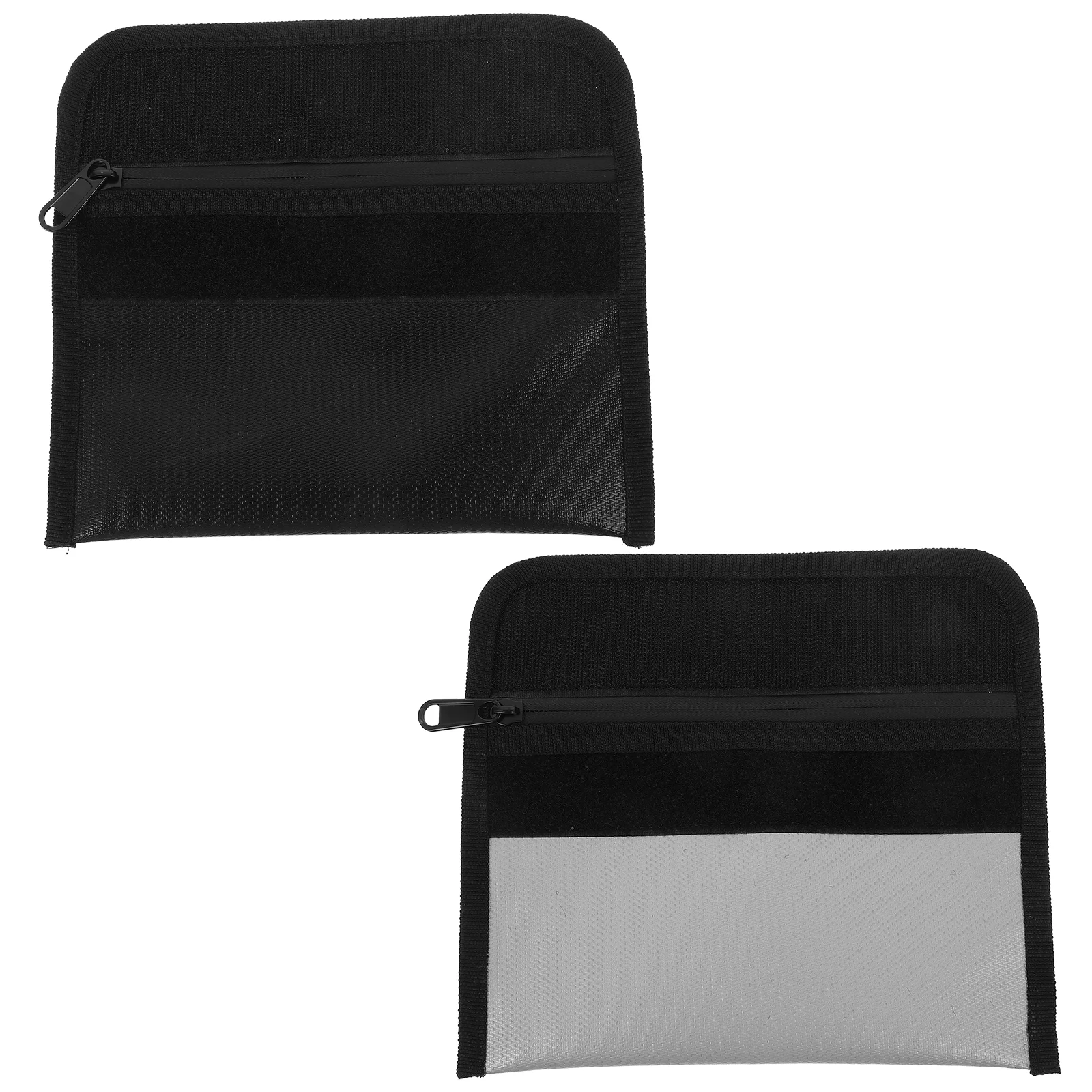 

2Pcs Fireproof Money Bag Document Bag Water Fire Proof Bag Important Document Holder File Storage Bag