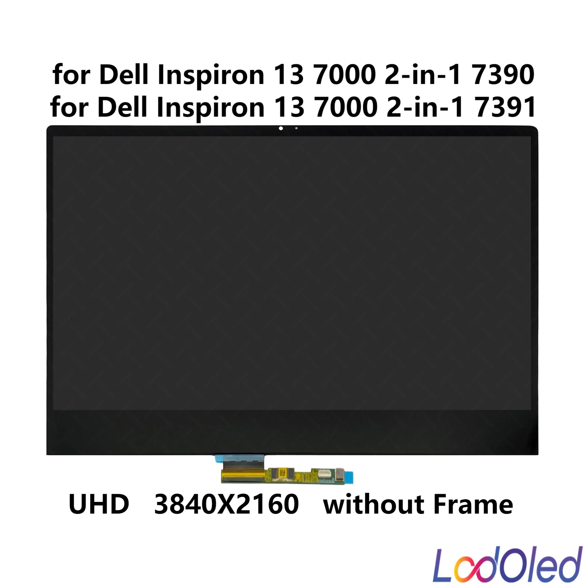 

ЖК-дисплей FHD/UHD для Dell Inspiron 13 13,3 2 в 1, 7000 дюйма, P113G P113G001, ЖК-дисплей с сенсорным экраном в сборе, 7391 контактов, 60 Гц