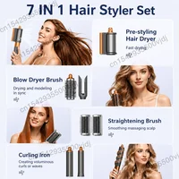 Styler multifonctionnel 6-en-1, soin des cheveux à haute vitesse 110 000 tr/min, sèche-cheveux ionique, séchage rapide, ensemble de bouclage automatique 2