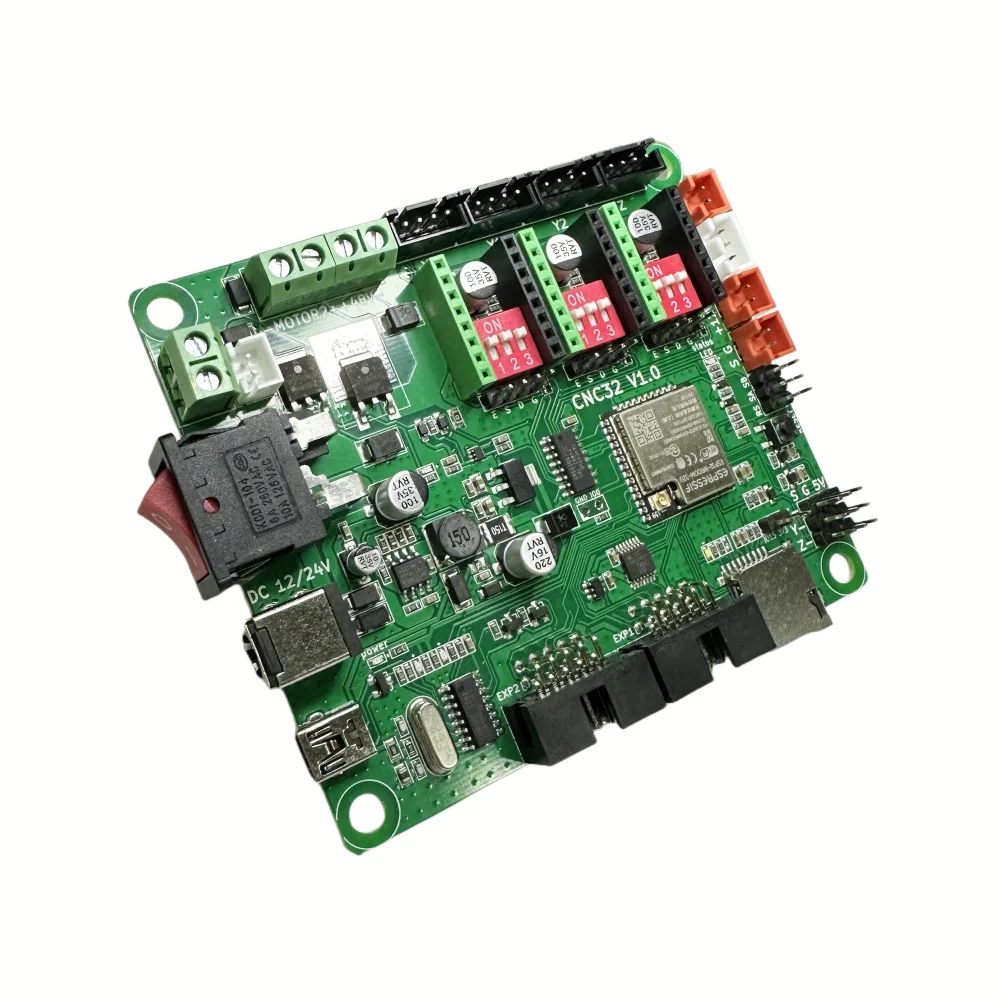 GRBL CNC  ī, CNC    LCD  ׷̵ ŰƮ, 3  , esp32 ÷Ʈ, MKS TS24-R ÷