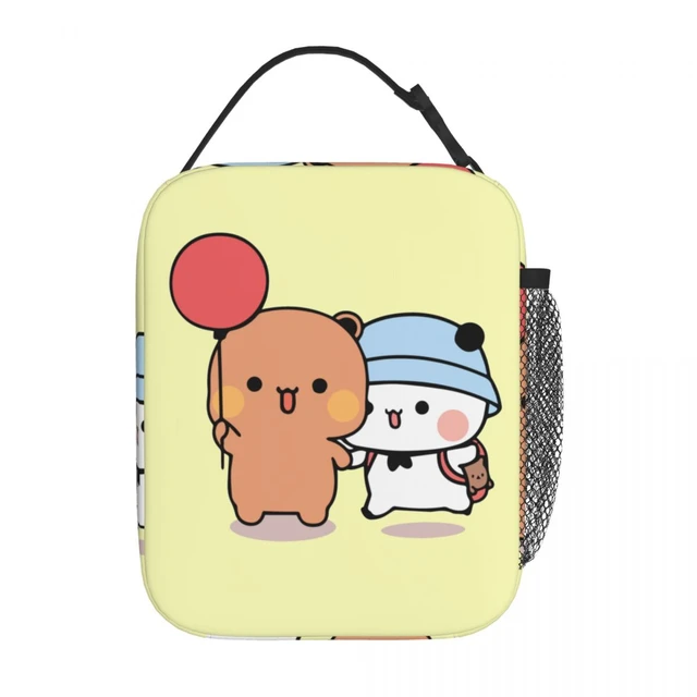 Portable Insulated Lunch Container With Bag, Kawaii Panda Thermal