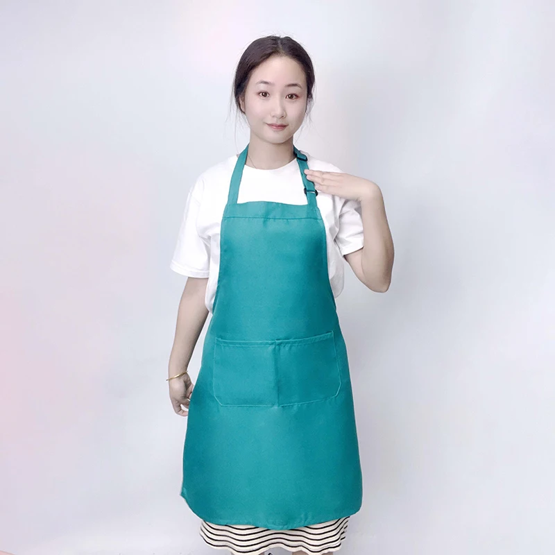 Custom Design Brand Logo Black Unisex Waiter Cooking Restaurant Pocket Printing Adjustable Hanging Neck Men Aprons for Woman 6 Sc85a2075f6b24c4c9483d0dd02e919bdl