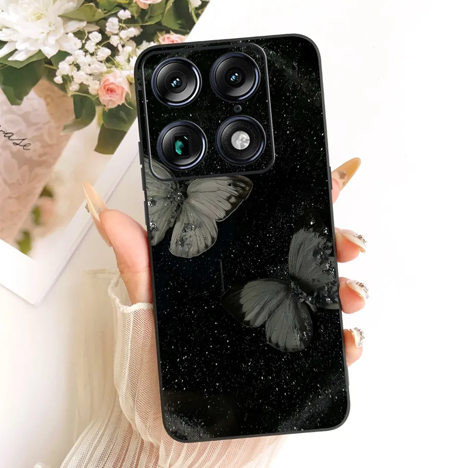 Floral Marble Soft Silicone Protective Case