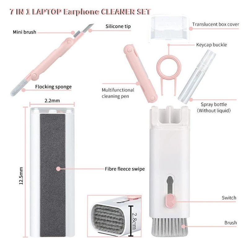 7-in-1 ǻ Ű Ŭ 귯 ŰƮ, ̾ û , , iPad ޴ û , Ŭ Űĸ Ǯ ŰƮ