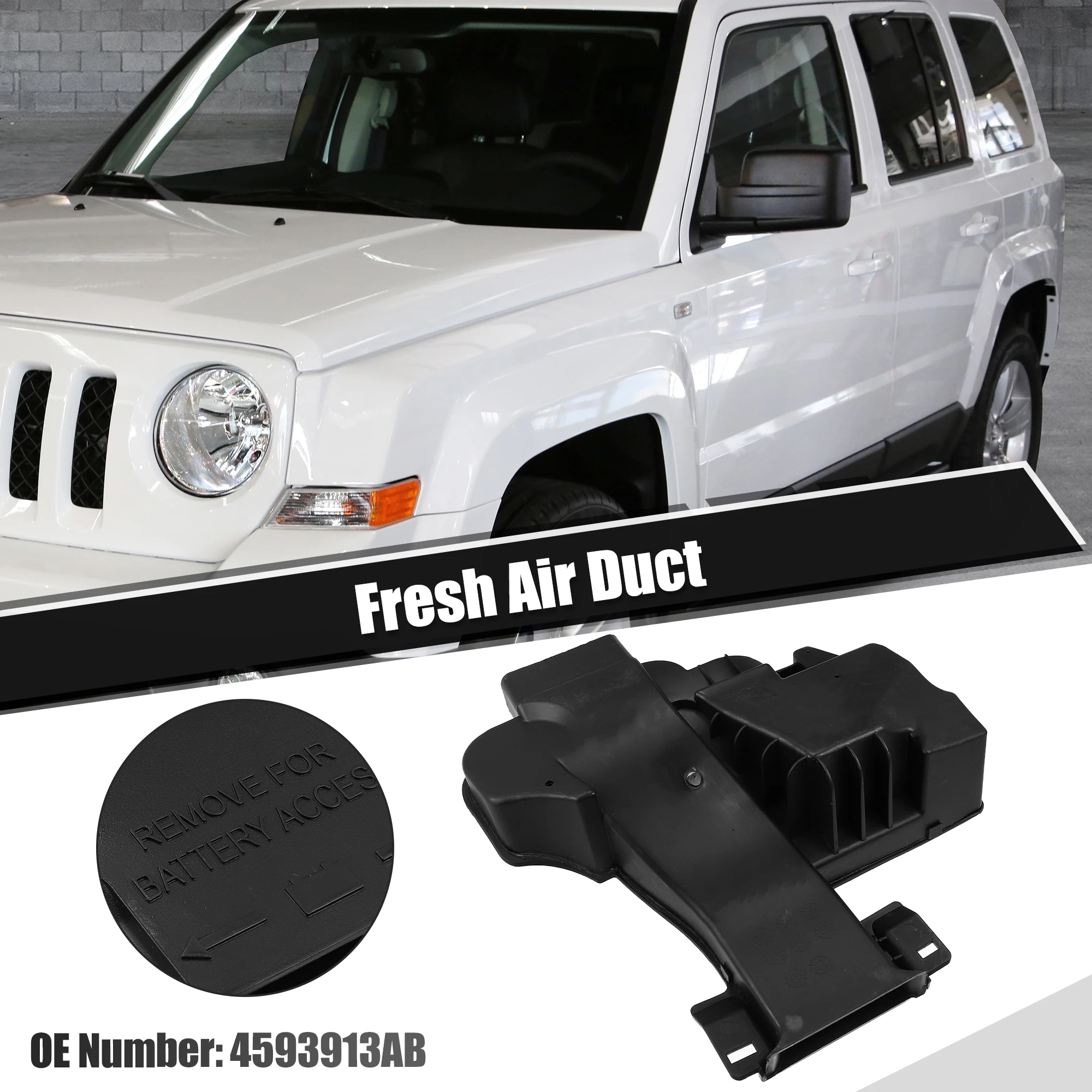 Car Air Duct Air Intake Hose Tube For Jeep Compass 2007-Jeep Patriot 2008 -