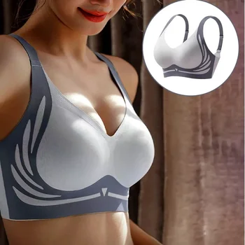 High-quality Adjustable Underwear for Women, Thin, Large Breasts, Small Bra, Anti-sagging, Large Size, Traceless Women's Bra 1
