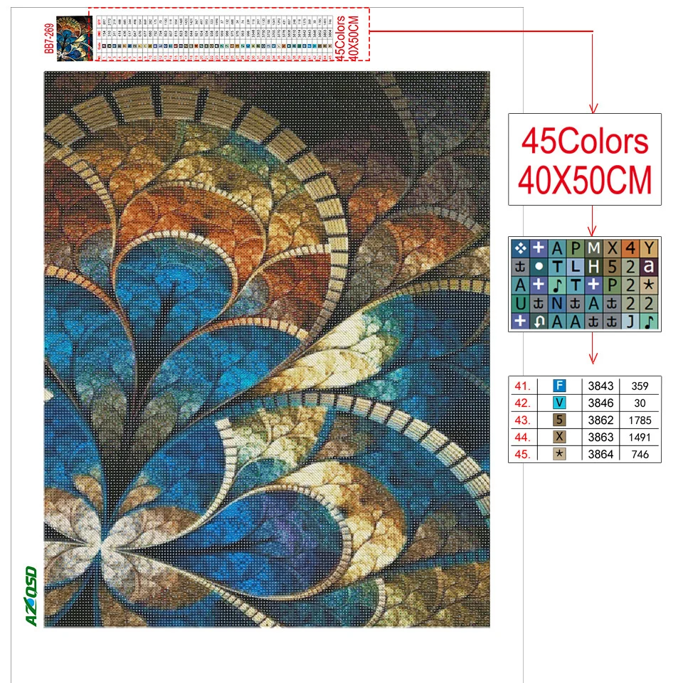 5d À faire soi-même Full Drill Diamond Painting Scenery CROSS STITCH EMBROIDERY 103