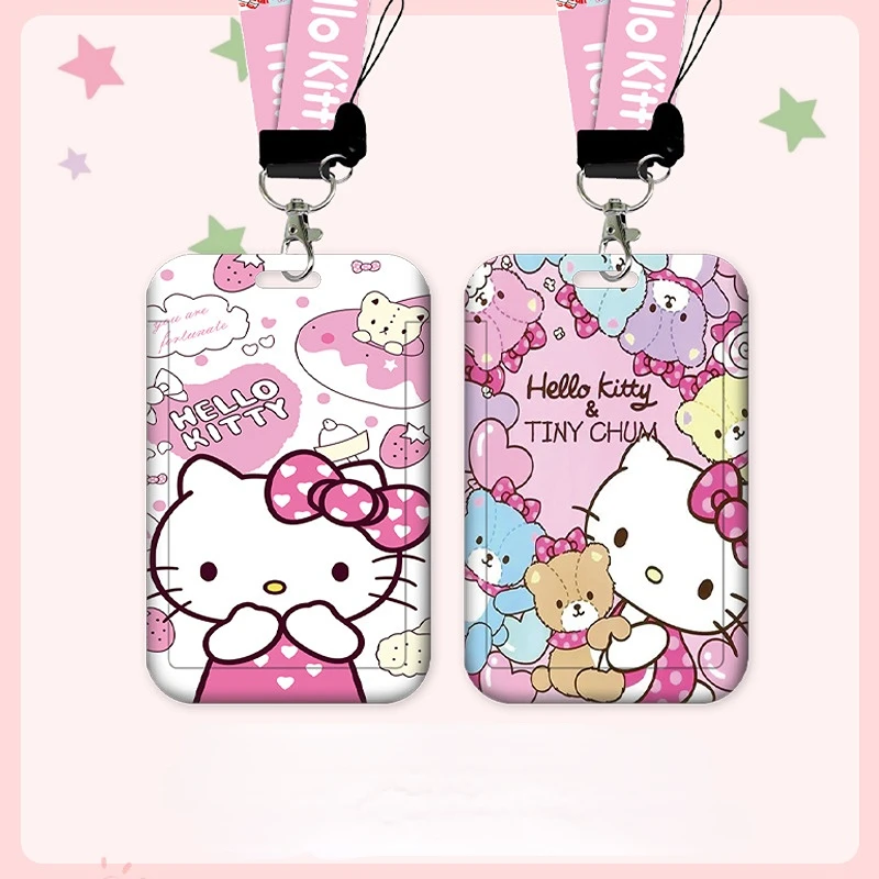 thumbnail image 3 of Funda protectora para tarjeta de acceso con diseño de Hello Kitty, para estudiantes, niños y gatos, para autobús y metro, 3 of 4
