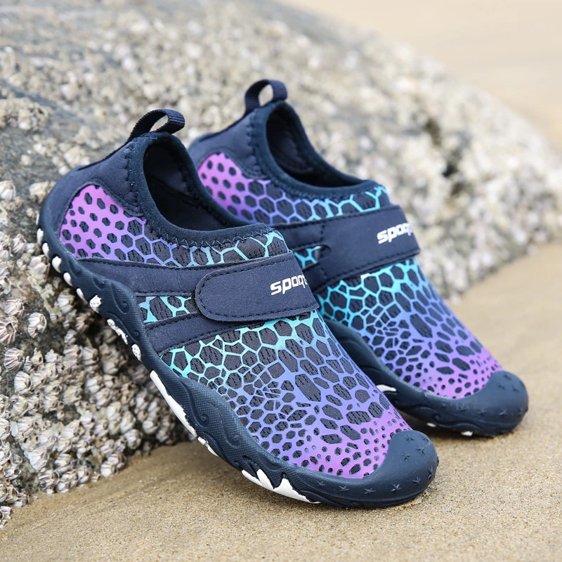 Culpa Sensible Espere Zapatos de natación para niños, zapatillas transpirables de secado rápido  para agua de mar de Río, niño y niña, zapatillas acuáticas para descalzos,  zapatos de playa al aire libre| | - AliExpress
