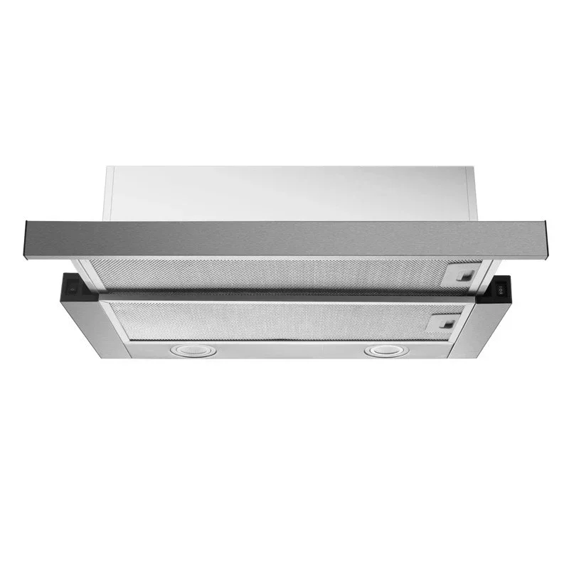 Kitchen Stainless Steel Extractor Hood 60cm Cooker Range Hood Embedded Range Hidden Push-pull Small Apartment