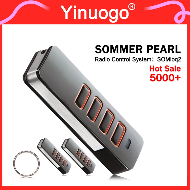 Sommer 4018 TX55-868-4 Pearl Télécommande de rechange pour porte de garage 4 commandes 868 8 MHz