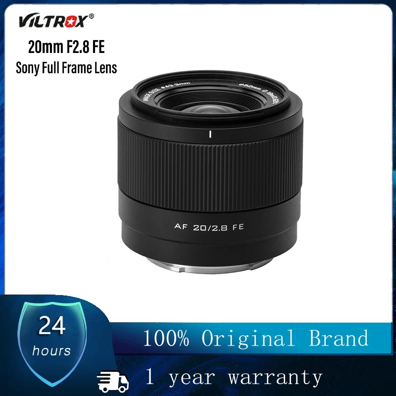 Viltrox 20Mm F2.8 Obiettivo Per Fotocamera Sony E Full Frame Obiettivo Vlog Con Messa A Fuoco Automatica Ultra Grandangolare Per Sony Zv-E1 A7Rv Zv-E1