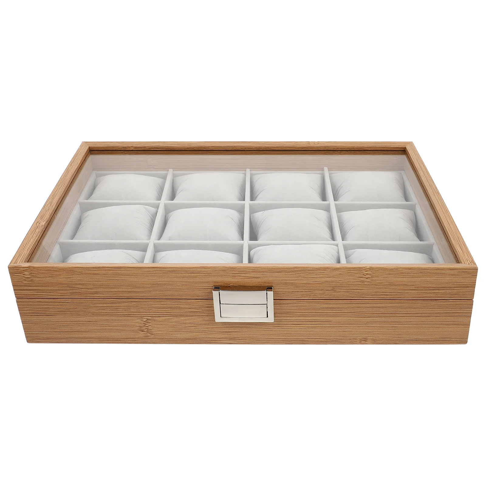 

Watches Box Storage Case Wood Universal Container Display Tray Wooden Organizer
