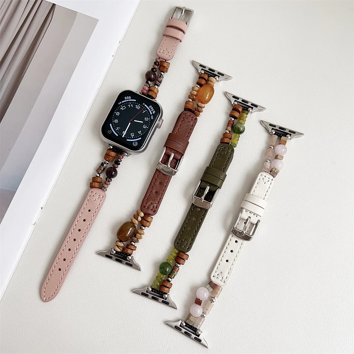 Watch Band For iWatch 42/44/45/46/49mm 38/40/41mm PU leather Fashion Watch Strap for Watch Series Ultra2 Series 10/9/8/7/6/5/4/3/2/1_voghion.com