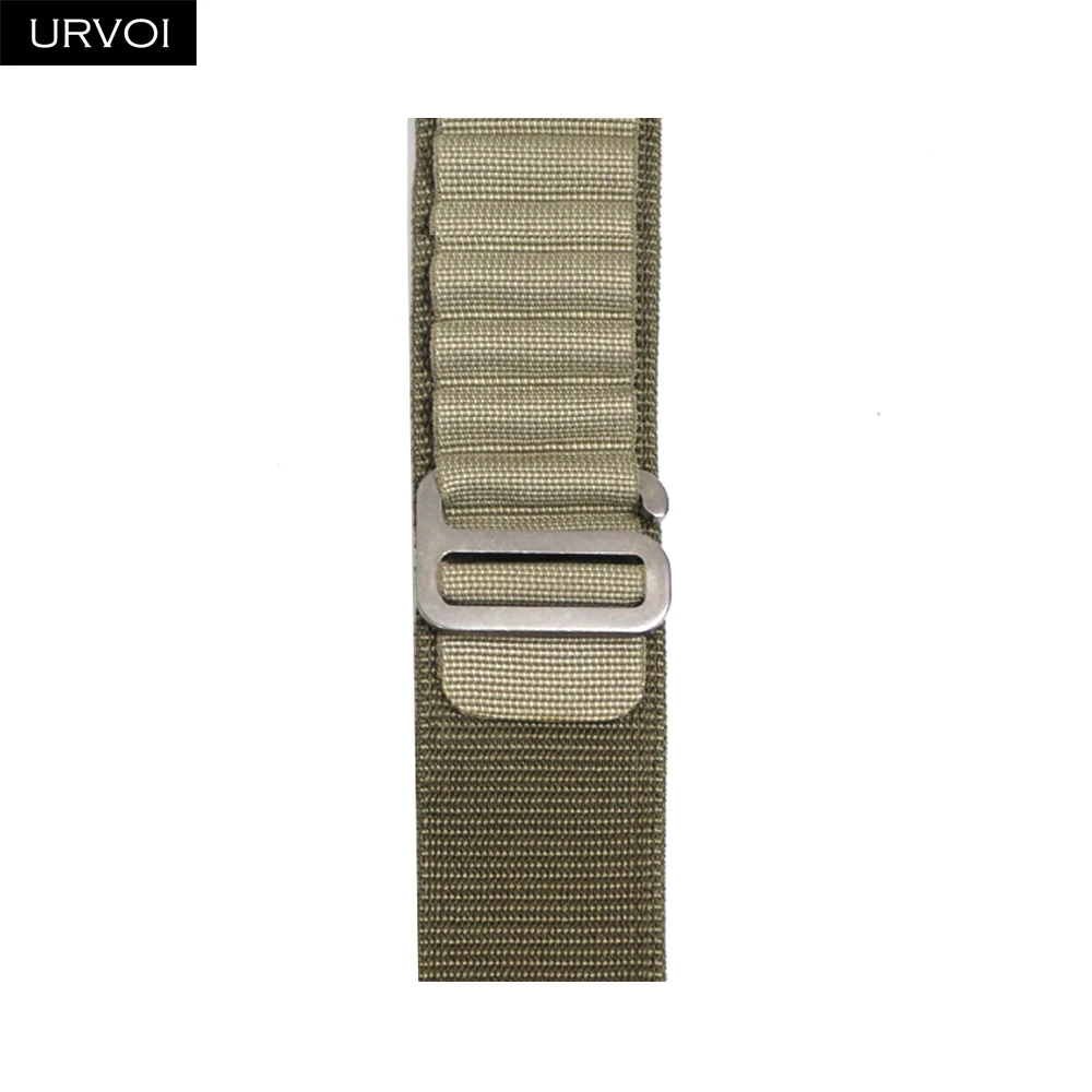 URVOI Black Woven Polyester Alpine Loop Strap with G-Hook Closure