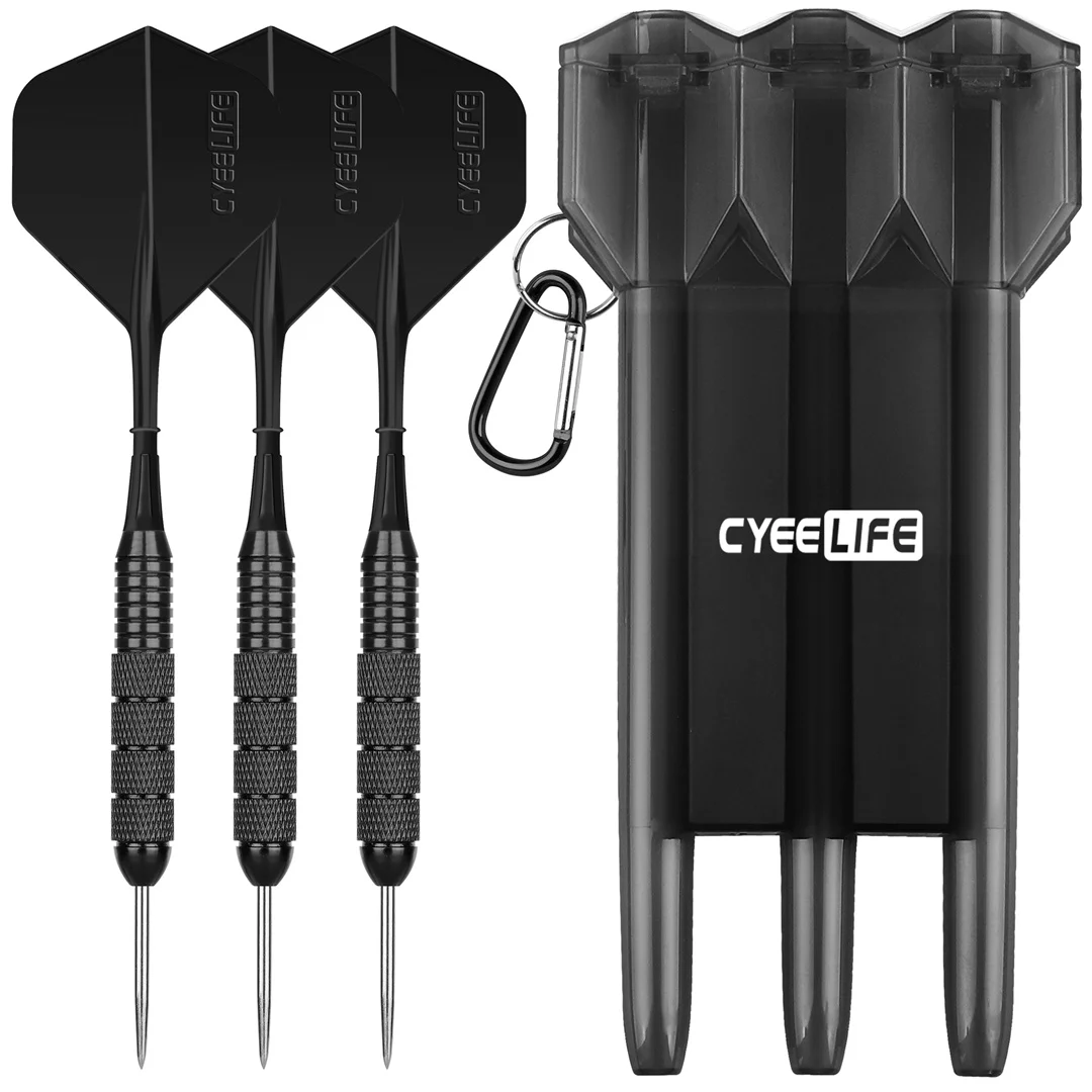 CyeeLife Dart slijpsteen voor metalen darts, dartslijper voor stalen dartpijlen, dartaccessoires, set van 4