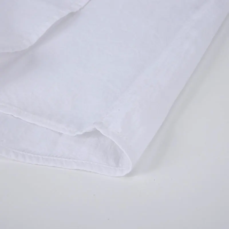 American code new spring and autumn men's linen shirt long sleeve  100%cotton long sleeve business leisure free iron solid color