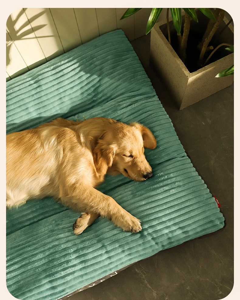 Corduroy Washable Pet Bed For Dogs