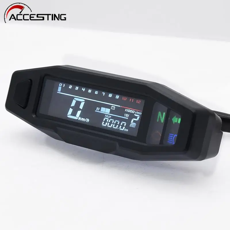 Digital Motorcycle Speedometer Rpm Motorcycle Digital Meter 5 Inches Quality Rpm Aliexpress